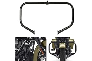 XMT-MOTO Engine Guard Highway Crash Bar Fit for 2009-2024 Harley Touring and Trike Models Road Glide FLTRX Electra Glide FLHT Road King FLHR Street Glide FLHX Dull Black