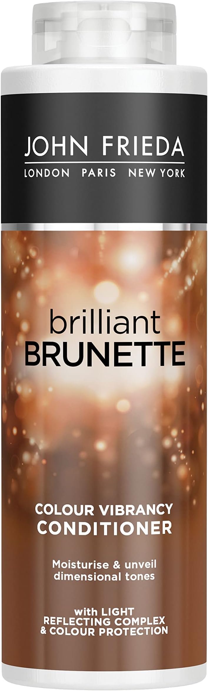 John Frieda Brilliant Brunette Colour Protecting Moisturising Conditioner 500ml