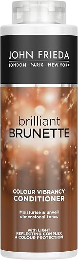 John Frieda Brilliant Brunette Colour Protecting Moisturising Conditioner 500ml