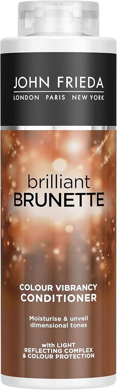 John Frieda Brilliant Brunette Colour Protecting Moisturising Conditioner 500ml