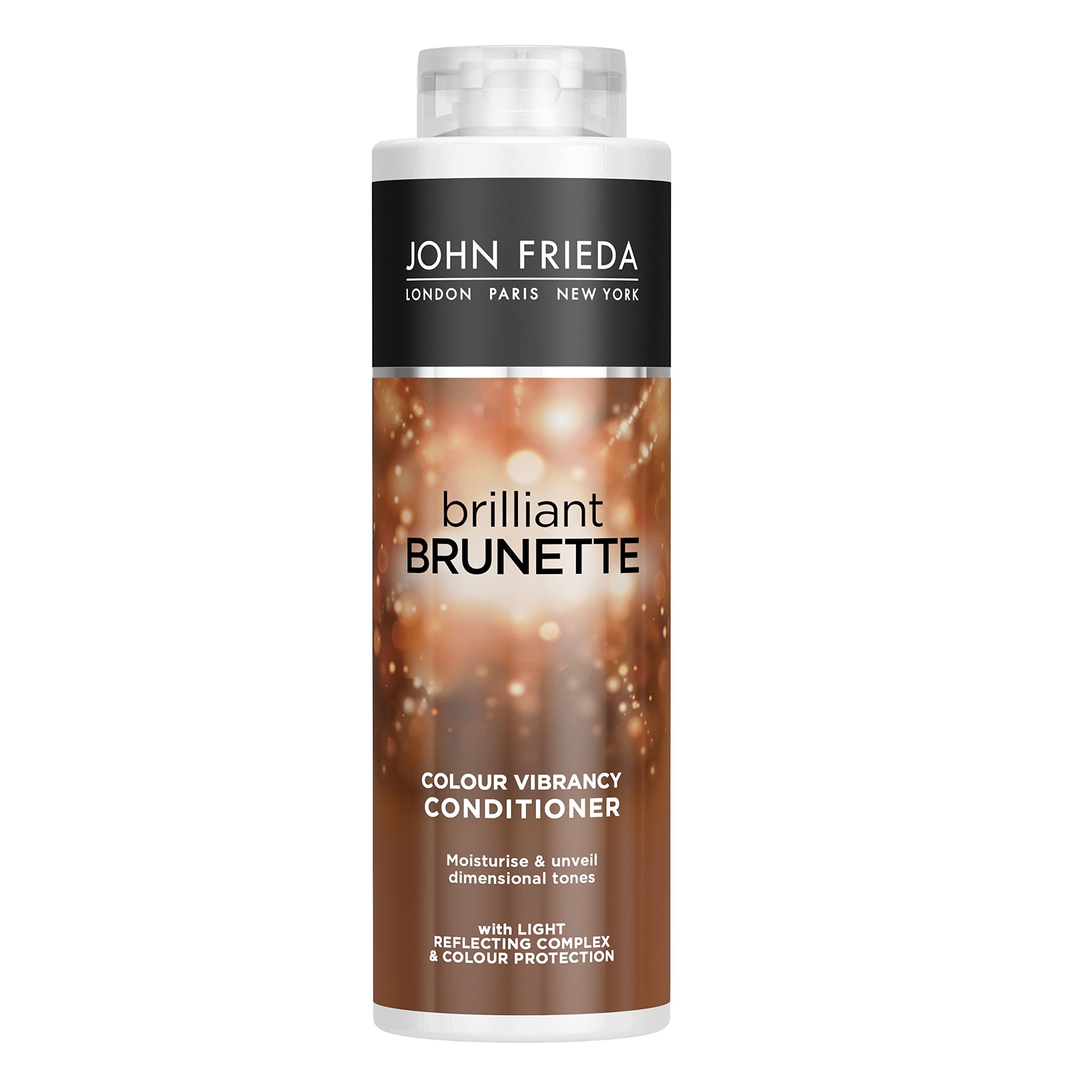 John Frieda Brilliant Brunette Colour Protecting Moisturising Conditioner 500ml