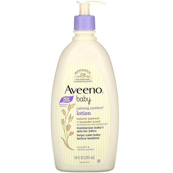 AVEENO, CALMING COMFORT LOTION, LAVENDER & VANILLA, 18 FL OZ (532 ML)