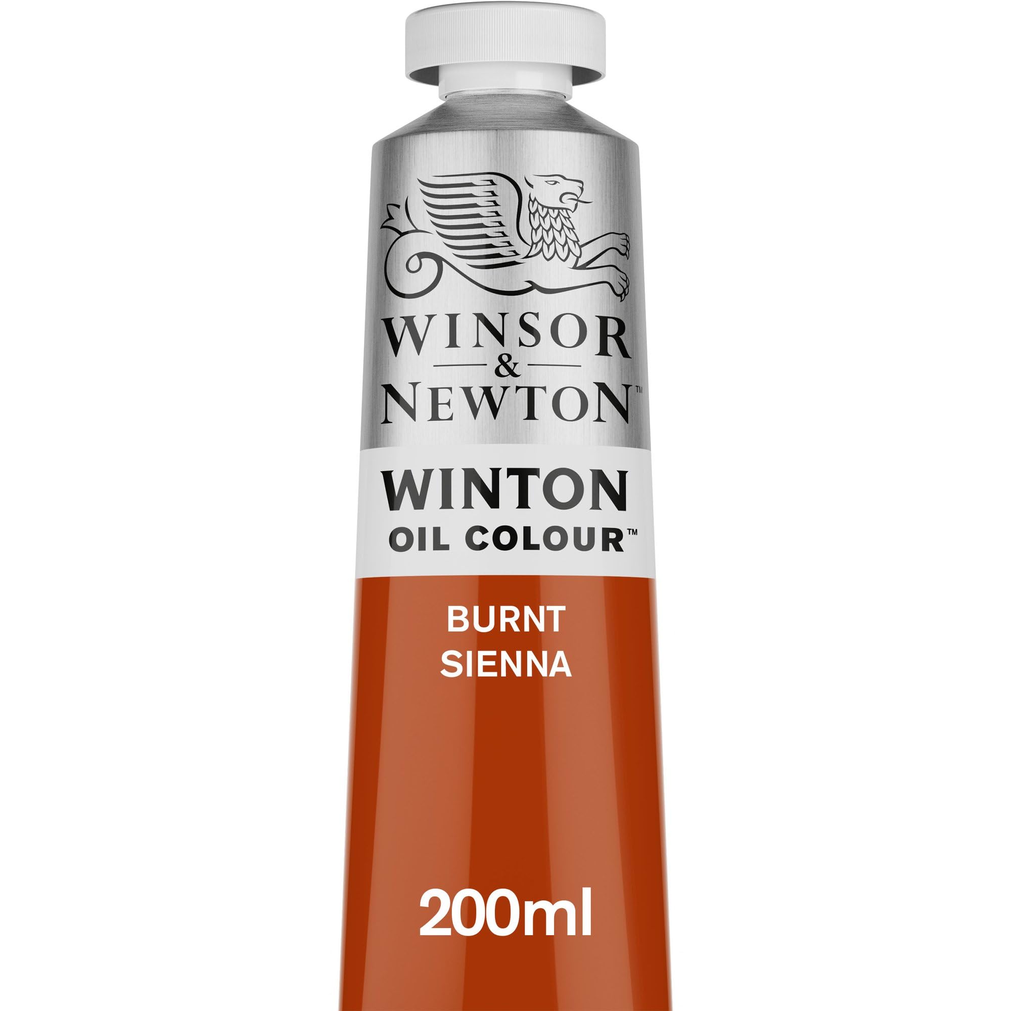 Winsor & Newton Winton 200ml Oil Colour - Burnt Sienna,1437074