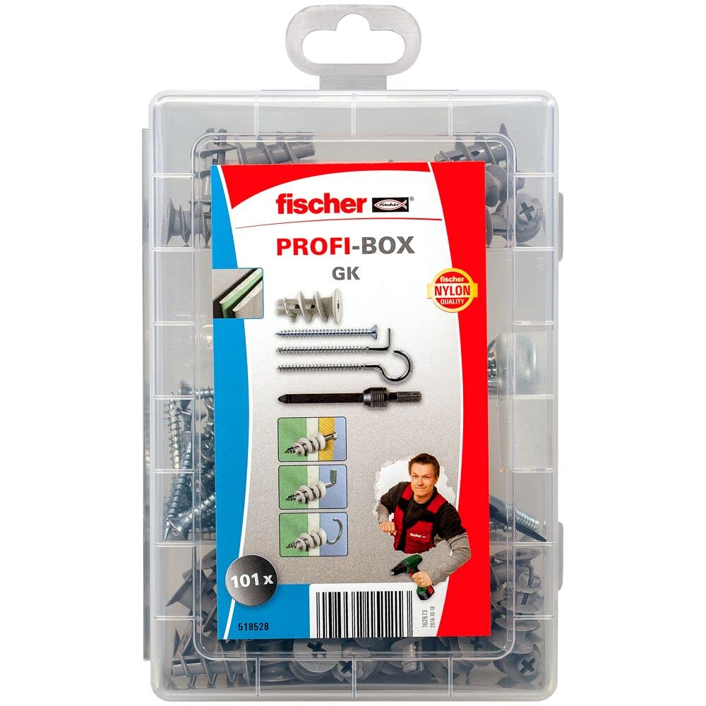 Fischer Master Box Wall Plug and Screw Set, 518528