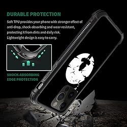 TnXee Compatible with iPhone 14 Pro Max Case,Genius