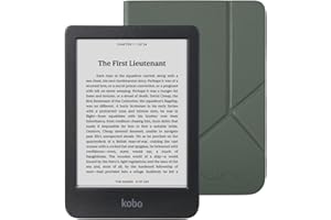 Kobo Clara BW eReader with Case Bundle (Misty Green SleepCover, Case Bundle)