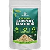 Slippery Elm, with Superior Inner Bark Source, Slippery Elm Bark Natural Herb for Soothing Throat* & Digestive, Diarrhea, Gut Health, 100% Pure & Vegan, Non-GMO, Made in The USA, 1 lb (349 Serving)