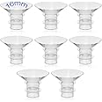 LOZAEVE 16mm Flange Insert Compatible with 24mm Flange/Shield of Breast Pumps, for Momcozy S9 Pro S10 S12 Pro Medela Spectra Elvie Stride TSRETE S18 S21 S23 Bellababy kmaier NCVI MomMed BIOBOO