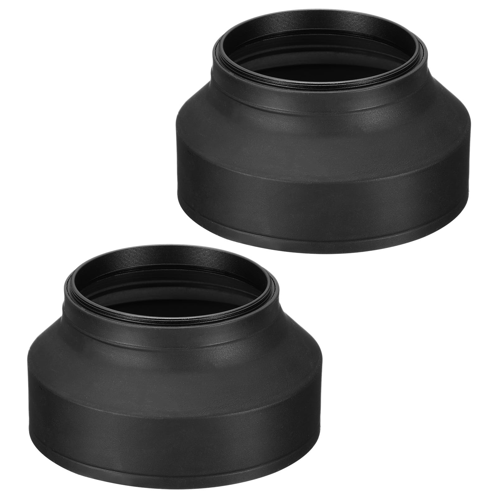 PATIKIL 67mm Camera Lens Hood, 2Pcs Rubber Collapsible Lens Protector Anti-Reflection Blocks Excess Sunlight Enhance Camera Photography for Nikon, for Fujifilm, for Pentax, for Leica