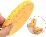 Zngou 12Pcs Large Facial Sponges Reusable Natural Cellulose Pads for Face Wash view 3
