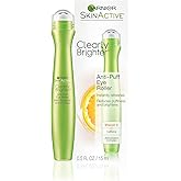 Garnier Clearly Brighter Anti-Puff Eye Roller, Dark Circles Under Eye Treatment with Caffeine and Vitamin C, 0.5 Fl Oz (15mL), 1 Count (Packaging May Vary)