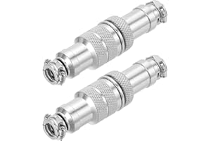 ZYAMY 2PCS 5 Pins Aviation Connector Plug GX16 16mm Docking Male Female Circular Connector for Postal Computer Navigation