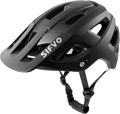 SIFVO Bike Helmet MTB Road Cycling Helmet with Visor M/L Men Women