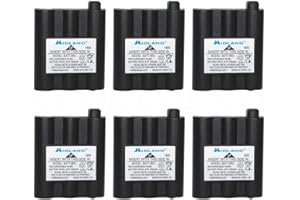 Midland AVP17 Rechargeable Battery Packs XT511, T290, T295 and GXT Series GMRS Radios (6-Pack)
