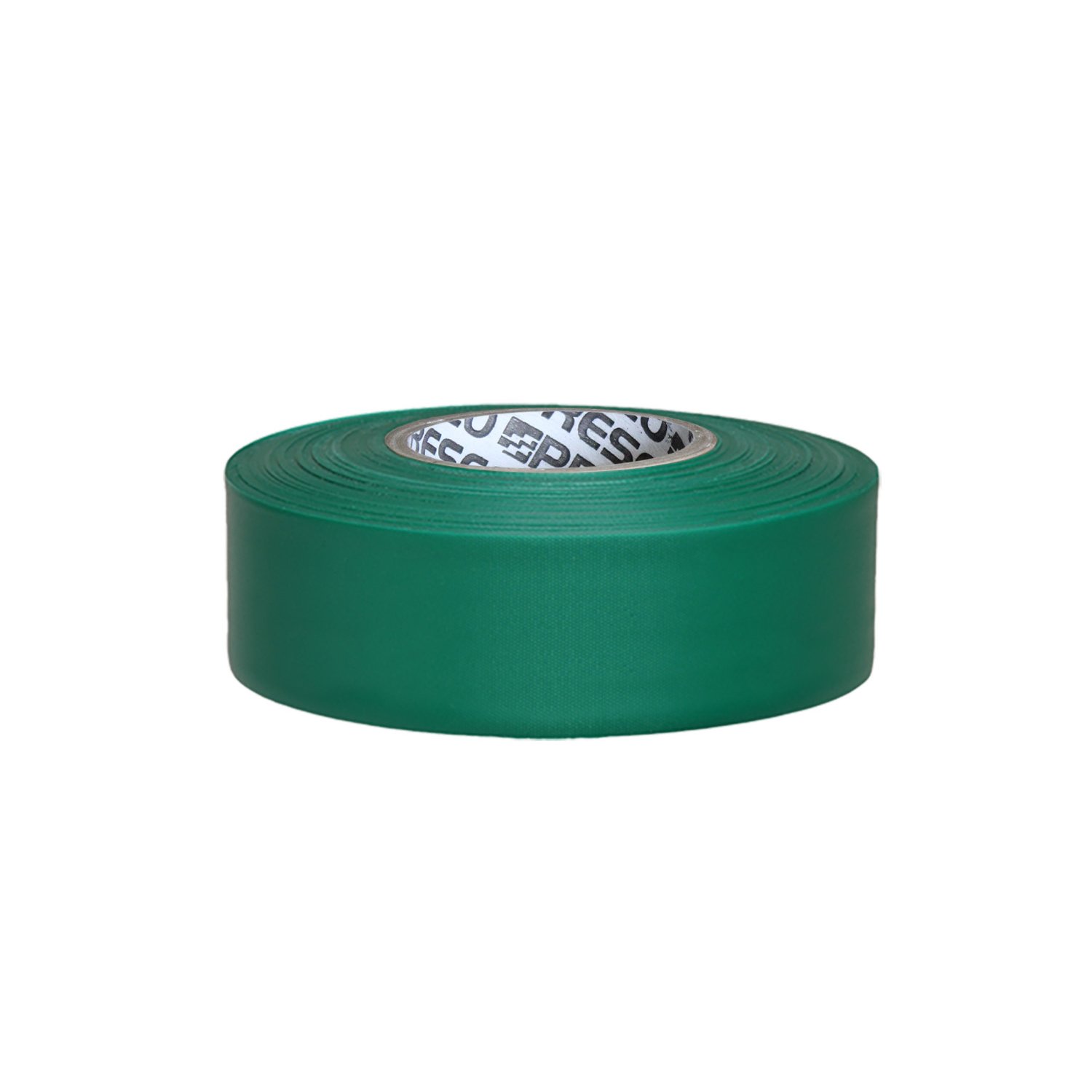 NO ADHESIVE, Presco Taffeta Roll Flagging Tape 2.5 mils thick, 1-3/16 in. x 300 ft. (Green)