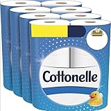 Cottonelle Ultra Clean Toilet Paper with Active CleaningRipples Texture, 24 Family Mega Rolls