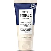 Dead Sea Naturals Face Moisturizer Broad Spectrum SPF20 - Multi-benefit day cream for face & neck, provides all-day comfort and protects from UVA/B rays, with exclusive Dead Sea Minerals, 1.7 Fl.Oz