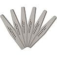 Nail Tek The Finisher File, Professional Double-Sided 240/400 Grit Nail File to Shape and Smooth Acrylic, Gel, and Natural Nails, Nail Polish Remover, Must-Have Manicure and Pedicure Kit Tool, 6 Pack
