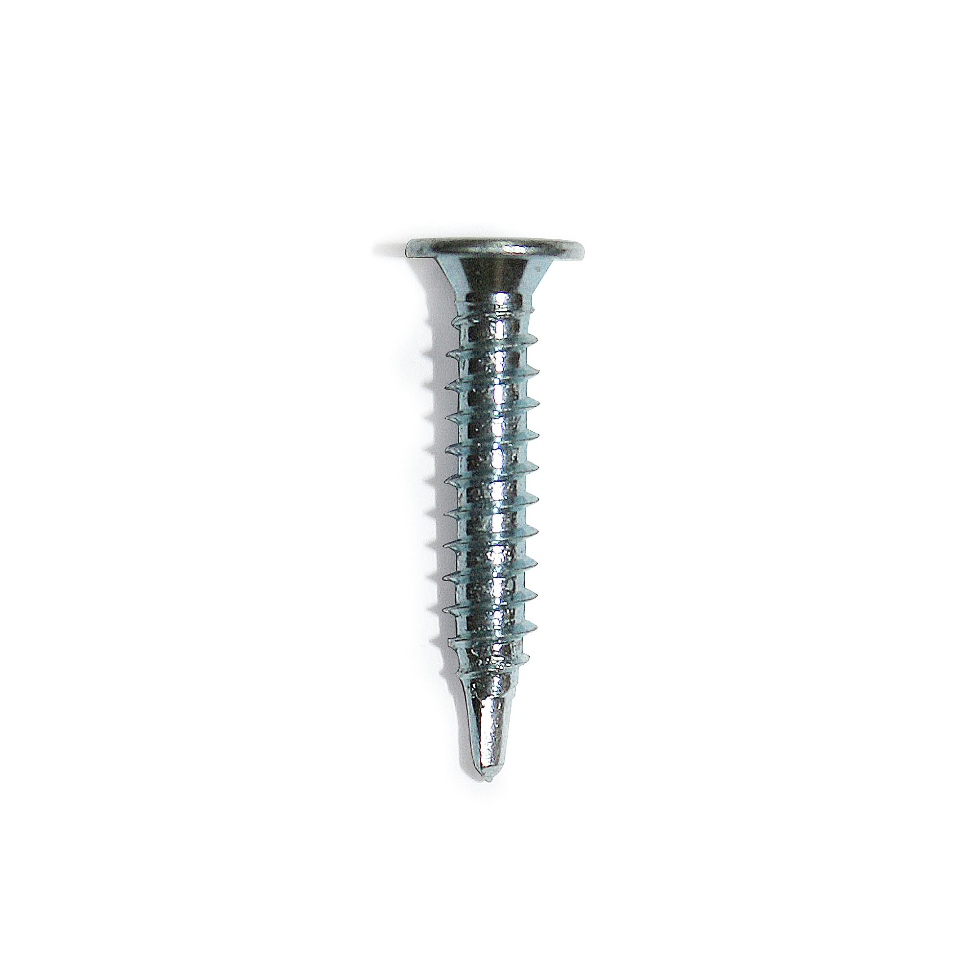 DOJA Industrial | Extra Flat Head Self Drilling Screws | 4.2 x 23 | Pack 200 | Self Tapping Screws Metal | Footprint PH Panhead Countersunk Screw Cross Drive | Assorted Screws, Small Wood Screws