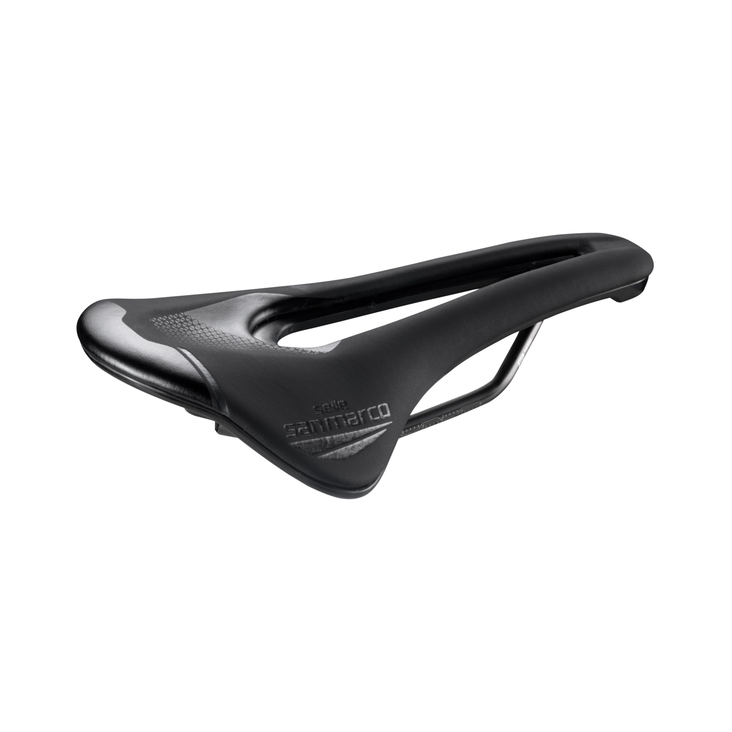 Selle San Marco Shortfit 2.0 Racing Saddle: Black/Black L3