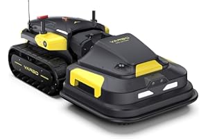 YARBO Robot Lawn Mower with Modular Design for Large Yard up to 6 Acres, Remote Control Robotic Lawnmower with 1.2"-4.0" Cutt