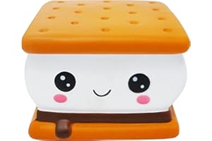 Serenilite Slow Rising Scented Squishy Toy - Cute and Cuddly Toys for Squeezing & Stress Relief - 1 Piece (Smore)
