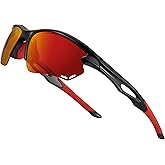 BIRCEN Polarized Mens Sunglasses for Driving: TR90 UV Protection Sunglasses Lightweight Sport Shades for Fishing Golf Trip