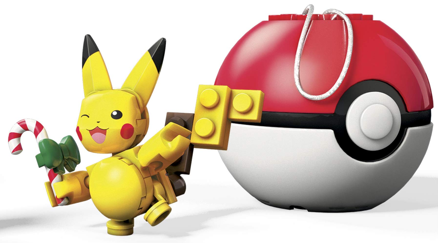 Mega Construx Pokémon Poke Ball Pikachu Mini figure New