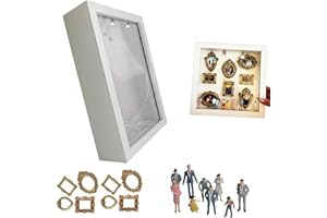 Mini boîte de silhouette de musée à faire soi-même, célébrez vos souvenirs uniques avec style, kit d'affichage créatif avec m