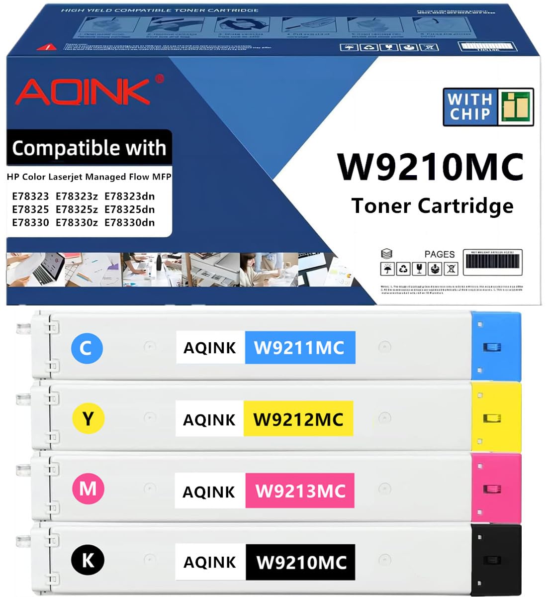 AQINK W9210MC Toner Cartridge with CHIP Replacement