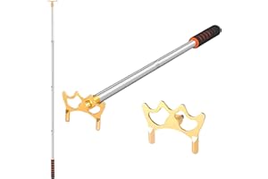 NigWarm Pool Bridge Stick: 26-53 Inch Adjustable Billiards Cue with Brass Tip | Achieve Precision Shots, Space-Saving Design & Non-Slip Grip | Premium Pool Table Accessory