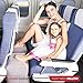PremiumComfort Foot Rest Travel Pillow - Perfect Airplane Footrest and Kids Travel Pillow - Inflatable & Easy to Store and Carry - 100% Leakproof Design - Ideal Travel Pillow for Airplanes