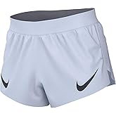 Nike AeroSwift Men's Dri-FIT ADV 2" Brief-Lined Running Shorts (Football Grey/Dark Obsidian, FN3349-085) Size X-Large