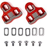 VeloChampion Look Keo Grip Pedal Cleats 6 Degree Float Red