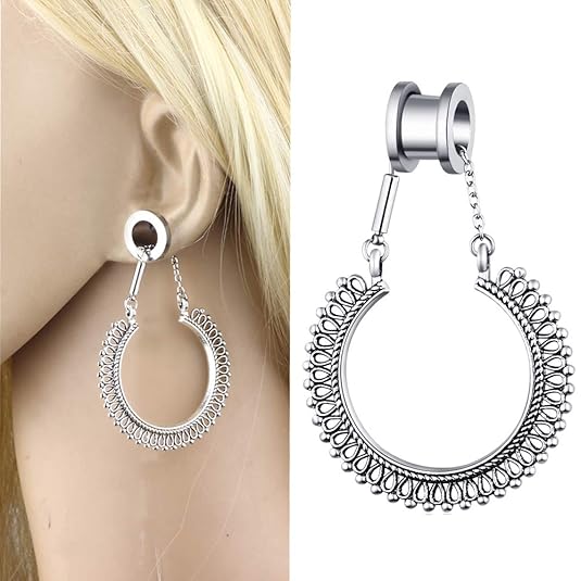 Amazon.com: Tianci FBYJS - dilatadores de oreja de acero ...