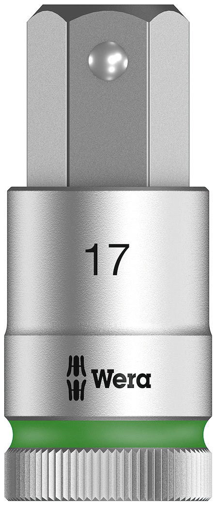 Wera 8740 C HF Zyklop In-Hex-Plus holding function bit socket, 1/2" drive, 17x60mm, 05003828001