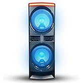 Gemini 6000W Peak Power Bluetooth Karaoke Party Speaker System with Dual 12" Woofers, LED Lights, Mic, Guitar Input, DJ Effects, USB Recording & Remote Control (GPK-1200)