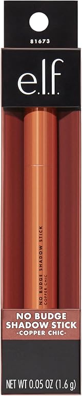 e.l.f No Budge Shadow Stick Copper Chic, Metallic Cream Eyeshadow view 4