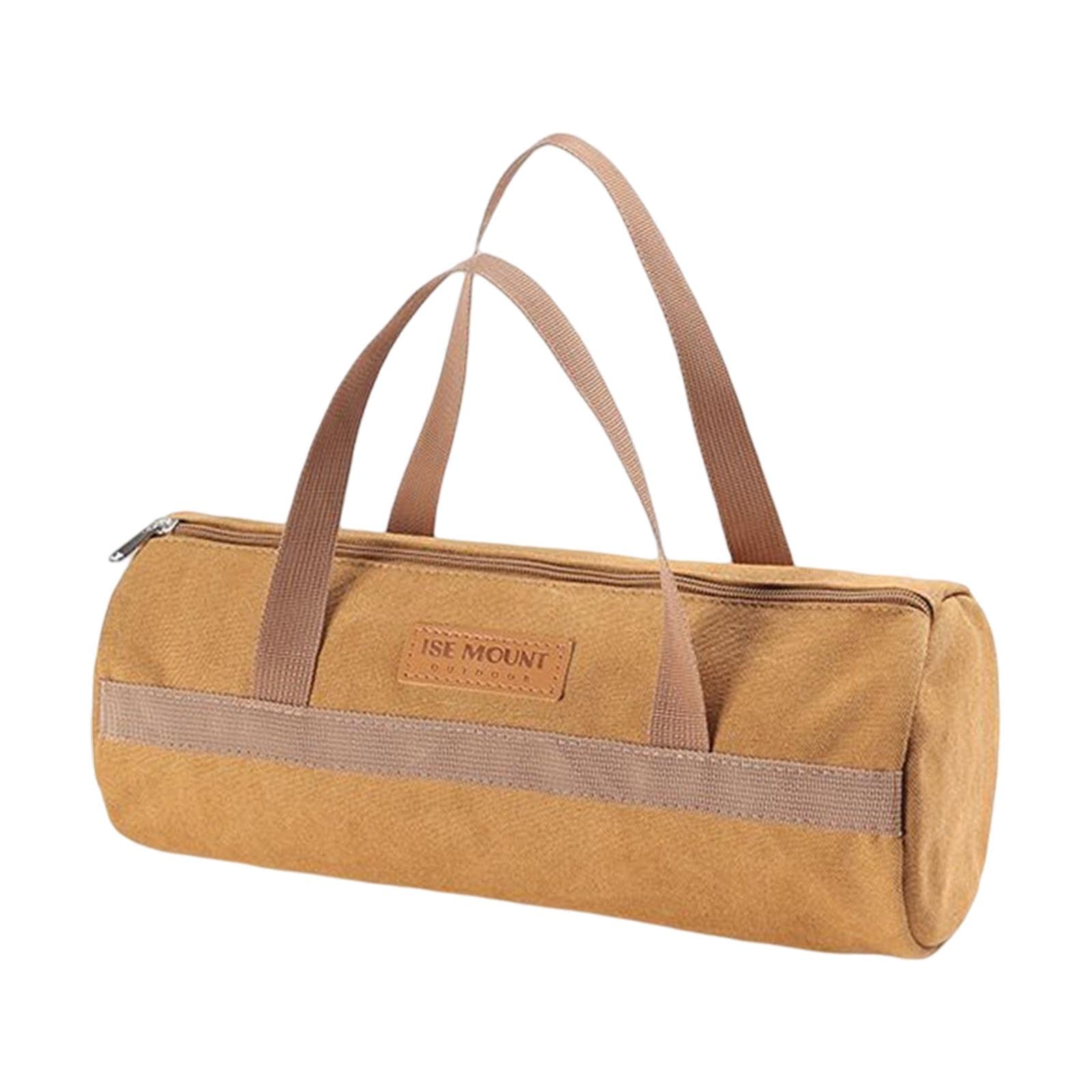 kowaku Heavy Duty Tent Stakes Storage Bag Durable Tent Pegs with Handle Portable Large Capacity Bags Pouch Organizer for Camping Backpacking Hiking, Thickened with Logo