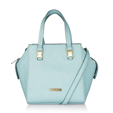 Caprese Bruno Womens Satchel (Light Blue)