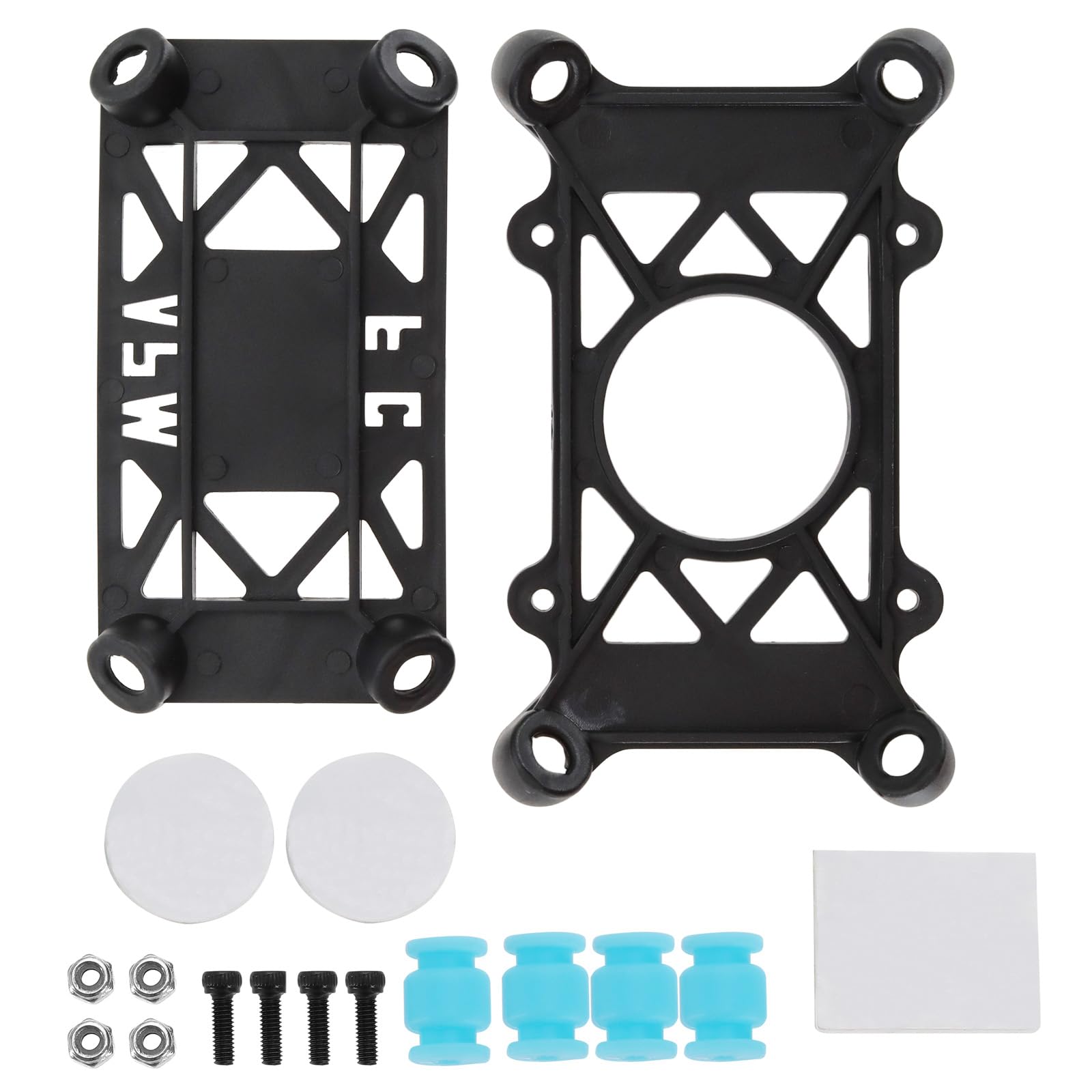 OTOTEC 1 Set Flight Controller Shock Absorber Set RC Quadcopter Anti Vibration Lightweight Plate Kit Compatible with Mobius Camera Compatible with Pixhawk PX4