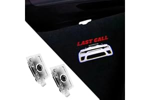 uuakarin 2 PCS Last Call Car Door Logo Lights Compatible for Charger 2010-present Courtesy LED Ghost Shadow Light Projector Lamps Accessories(Last Call)