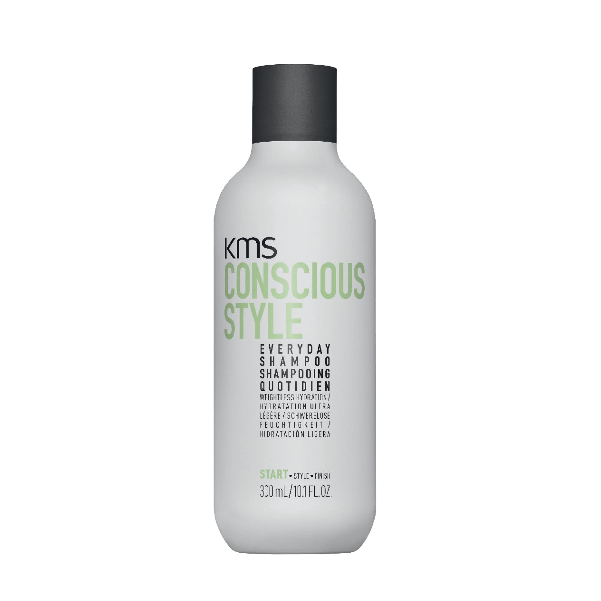 KMS Conscious Style Everyday Shampoo, For All Hair Types, Gentle Cleansing & Softness, Vegan & PETA Approved, 300ml