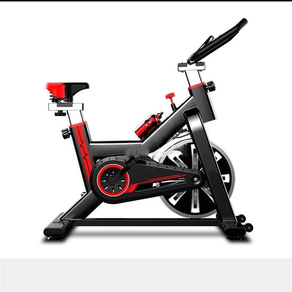 PiPisun Exercise Bike Home Indoor Bicycle Home Fitness Exercise Bike Coach Sports Equipment Bicycle Steel Frame (Color : Black, Size : One size)