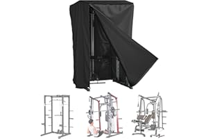 AKEfit Strength Training Cover, Waterproof & Dustproof Gym Rack Cover with Zipper,Fit for Indoor and Outdoor 69''Lx47''Wx84''H-Black