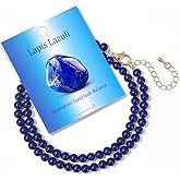 Risyfjew Crystal Choker Necklaces for Women,4mm Handmade Natural Stone Choker Beaded Necklace Healing Crystal Necklace Gemstone Bead Necklaces for Women