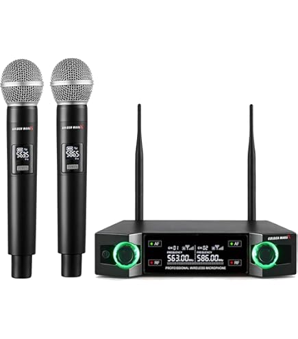 Amazon.com: Audix AP62 OM2 Dual Handheld Wireless Microphone