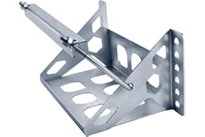 Oldriver Metal Steel Battery Mounting Box Tray Bracket Easy Bolt-In Universal Battery Tray 14.375" OAL Fits up to 10.63"×7.06"×7.5" Battery Powder Coat