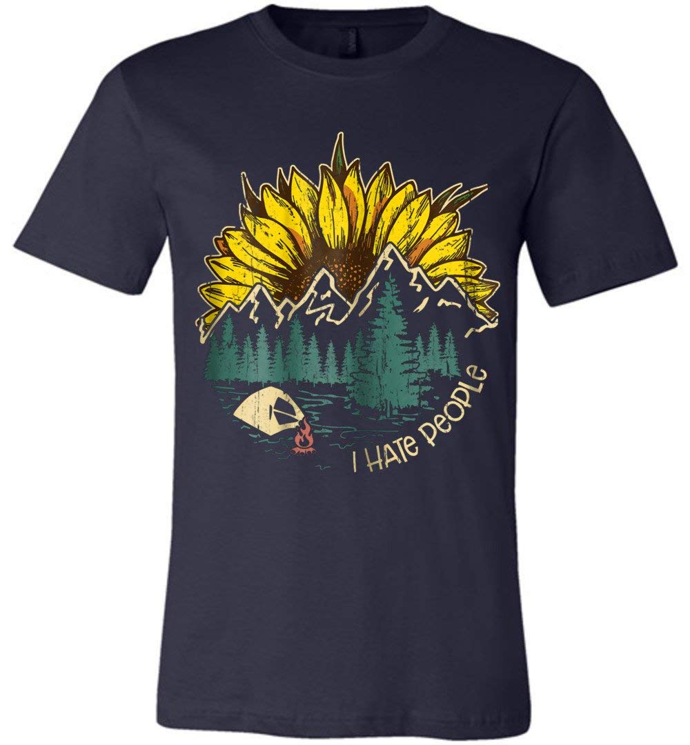 Love Camping I Hate People Funny Camping Camping Lover Gift T Shirt