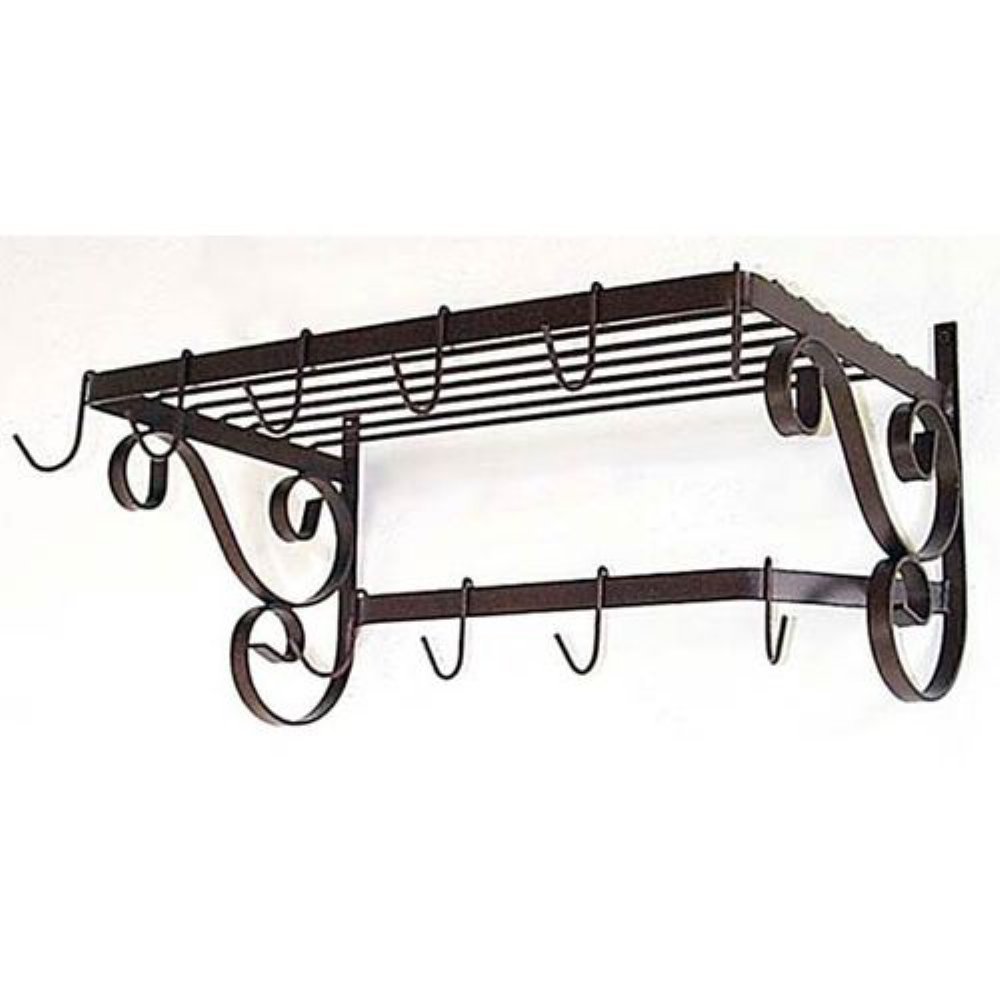 Best French Wall Mounted Bar Pot Rack